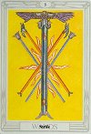 Crowley Thoth Five of Wands